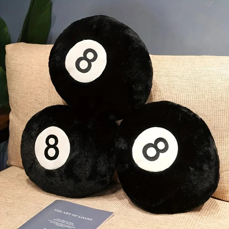 Cozy Black Billiard Pillow