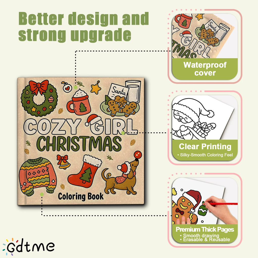 Cozy Christmas Coloring Fun