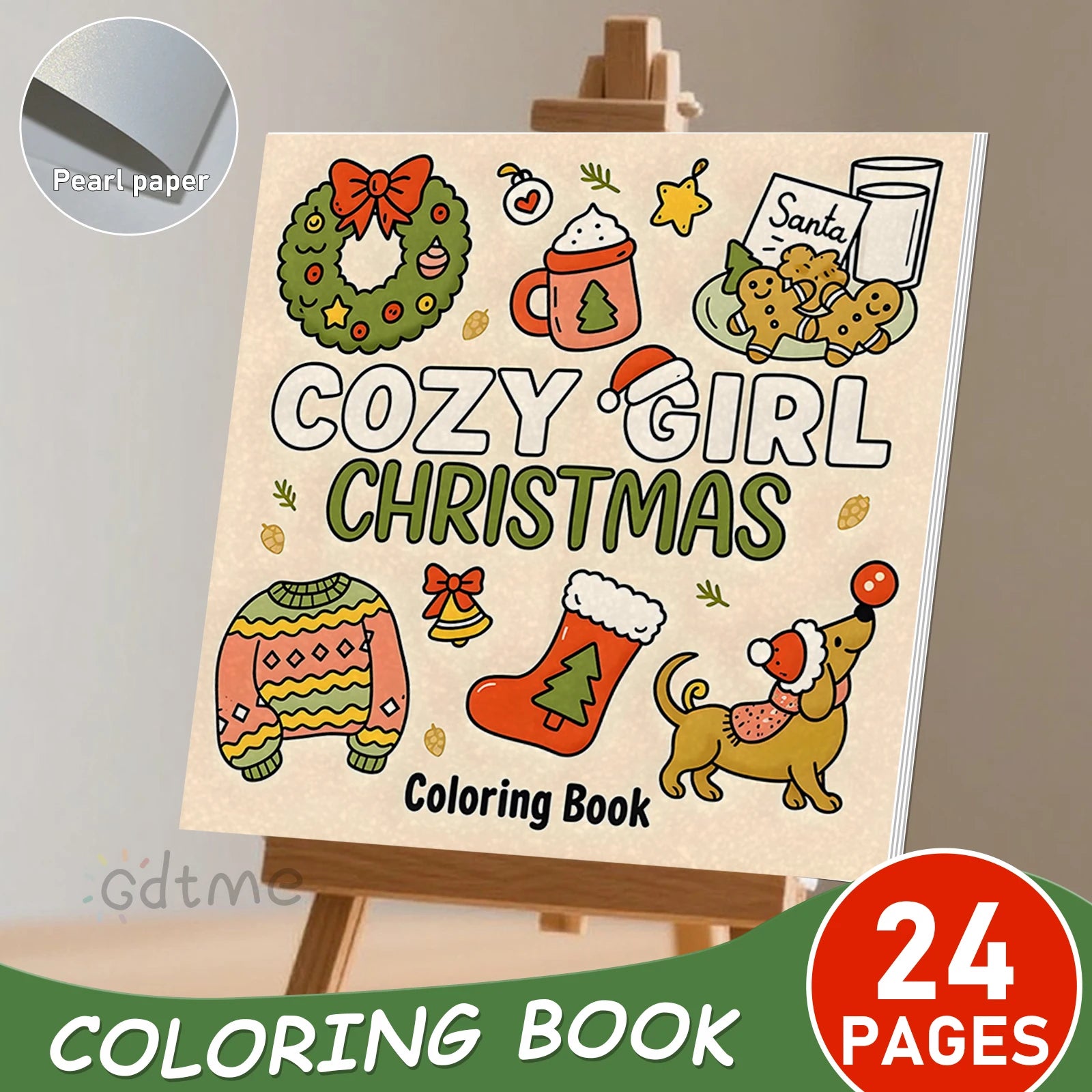 Cozy Christmas Coloring Fun