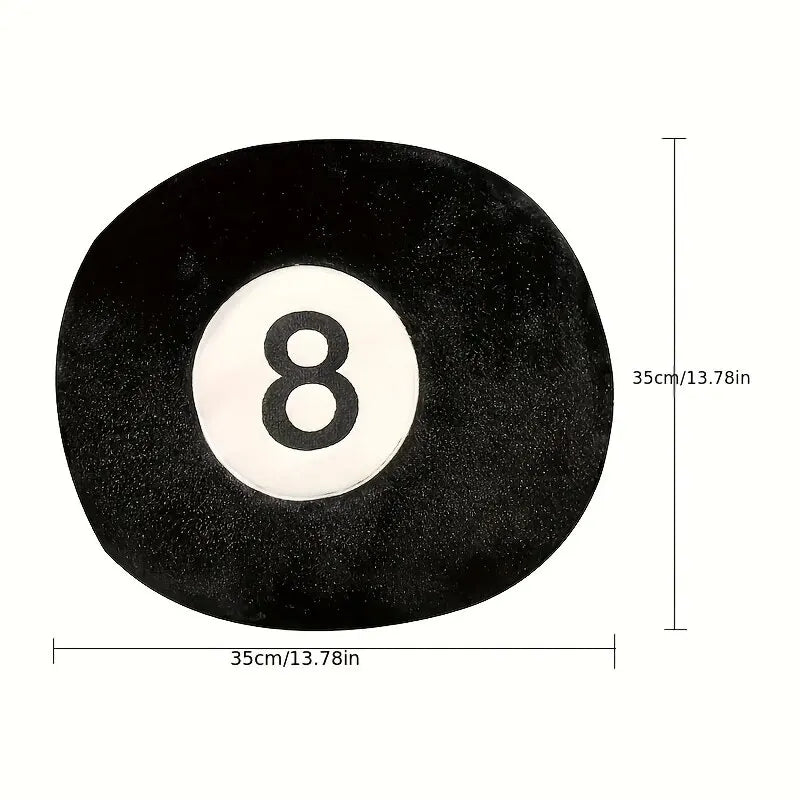 Cozy Black Billiard Pillow