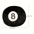 Cozy Black Billiard Pillow