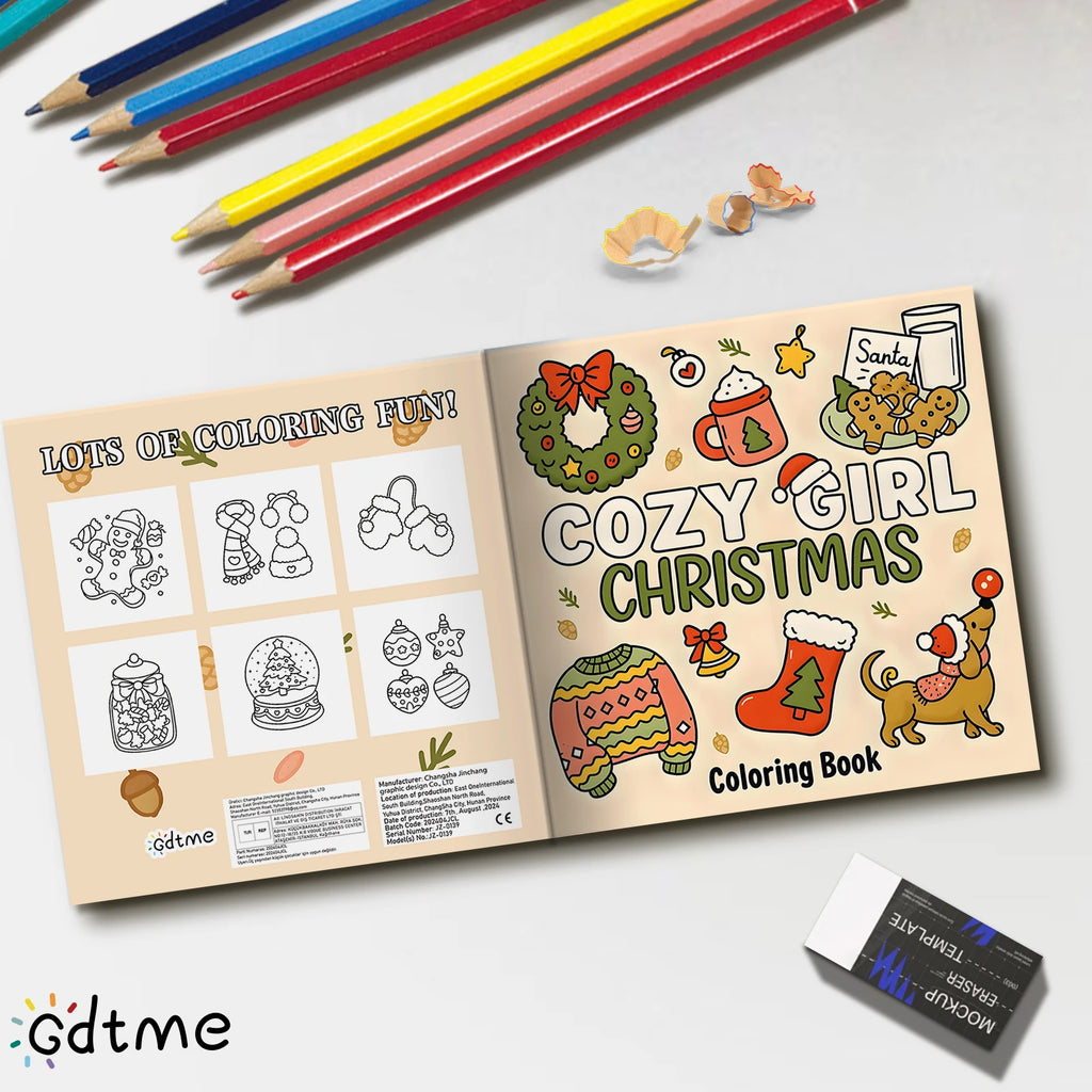 Cozy Christmas Coloring Fun