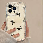 Chic Hearts & Bows iPhone Case
