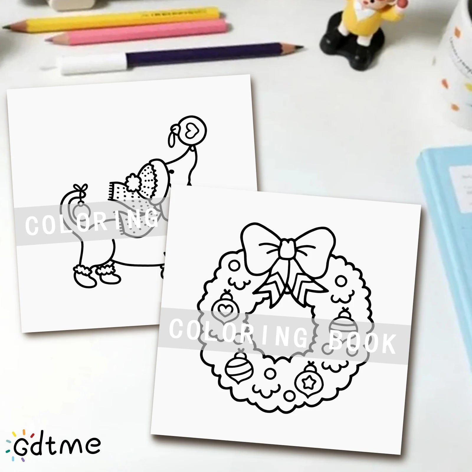 Cozy Christmas Coloring Fun