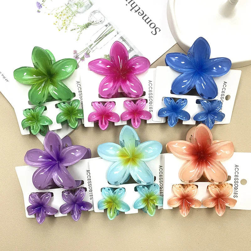 Flower Hair Clips